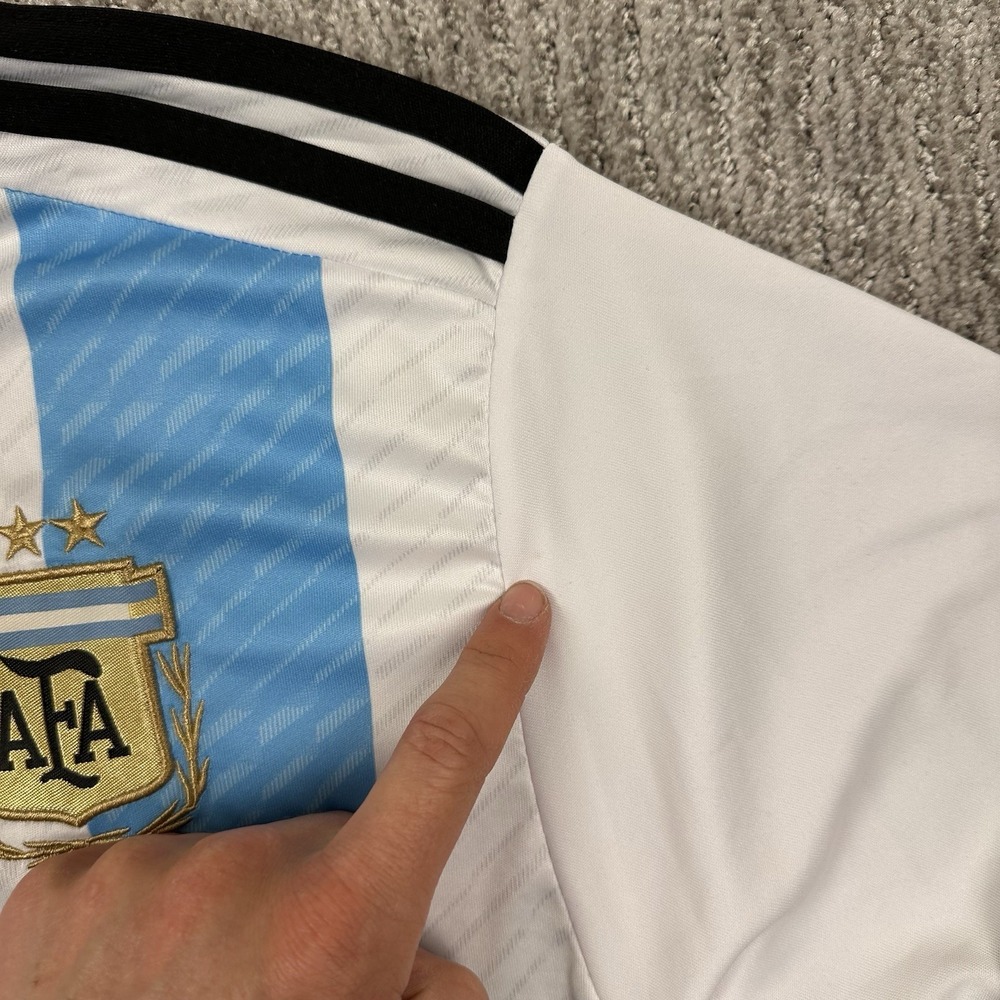 Adidas Argentina Messi #10 Soccer Jersey Mens S Home Blue White 2022 Football - Picture 4 of 8